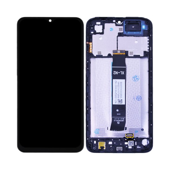 Touch+Display+Frame Xiaomi Redmi A2/A2 Plus 4G Service Pack Black